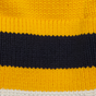 S / Yellow with Navy/White Stripe